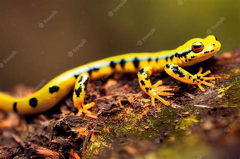  Yellow-Spotted Salamander: A Tiny Amphibian Mastermind Lurking Beneath Fallen Leaves!